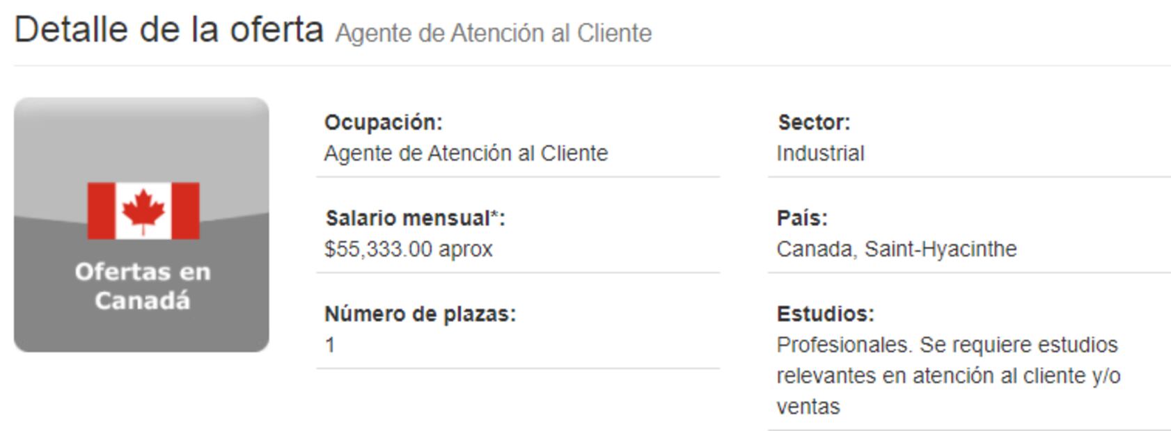 Canadá ofrece empleo como agente de atención al cliente; pagan $55 mil