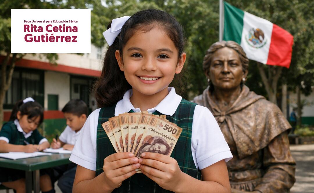 Beca Rita Cetina Primaria 2026 Requisitos y fechas para solicitar los $1,900 pesos. Foto: Especial / Beca Rita Cetina