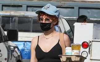Hija de Demi Moore se luce con bralette y leggings transparentes en LA 