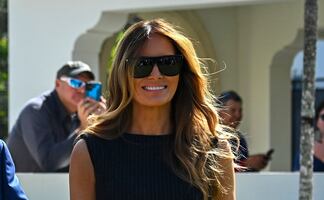 Melania reaparece con look de lujo en medio de rumores sobre candidatura de Donald Trump