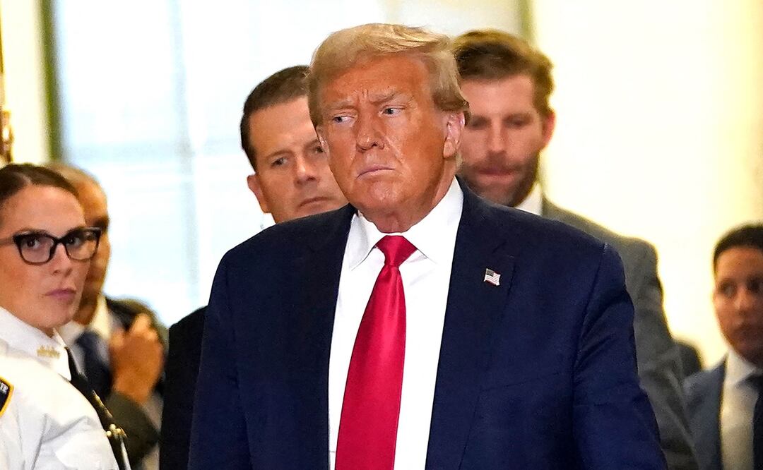 Donald Trump espera veredicto en la recta final de su juicio. Foto: AFP