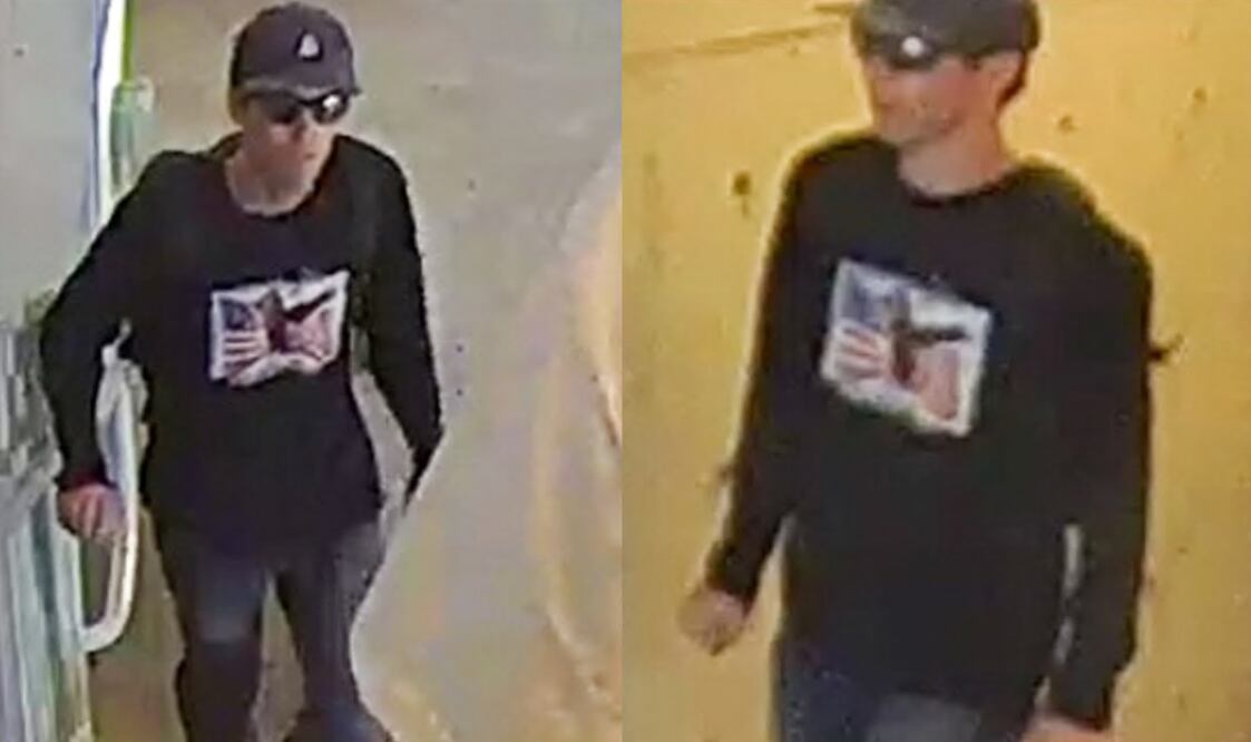 FBI difunde imágenes del sospechoso que asesinó a Charlie Kirk en Utah. (Photo by HANDOUT / AFP)