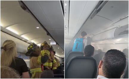 Pánico en el cielo; vuelo de Orlando aterriza de emergencia por batería incendiada
