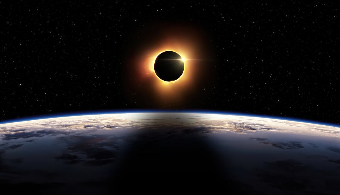 Eclipse Total Solar 2024. ¿En qué países también se verá el eclipse del 8 de abril? iStock/Pitris
