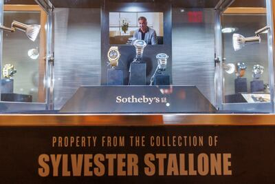 Sylvester Stallone subasta sus relojes de lujo; el Grandmaster Chime, que nunca usó, alcanza los 5.4 MDD