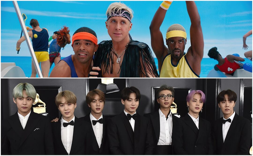 Ryan Gosling regala guitarra a Jimin de BTS por haber usado primero el traje de vaquero de ‘Ken’. Foto: AP