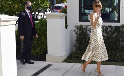 Elecciones 2020. Melania Trump votó en Palm Beach