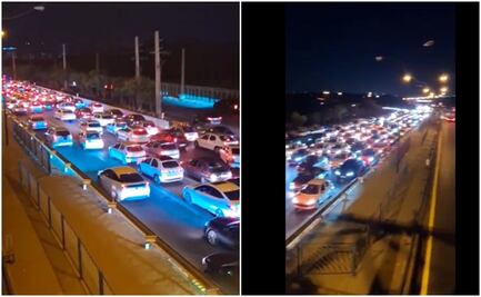 Caos en Teherán: miles huyen por carretera ante intensos bombardeos israelíes. VIDEO