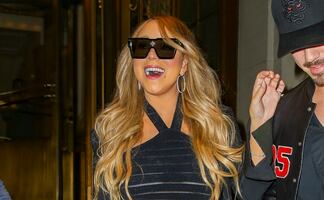 Mariah Carey seduce Nueva York con atrevido vestido transparente