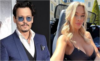 El minivestido con que el que la novia de Johnny Depp, de 29 años conquistó París