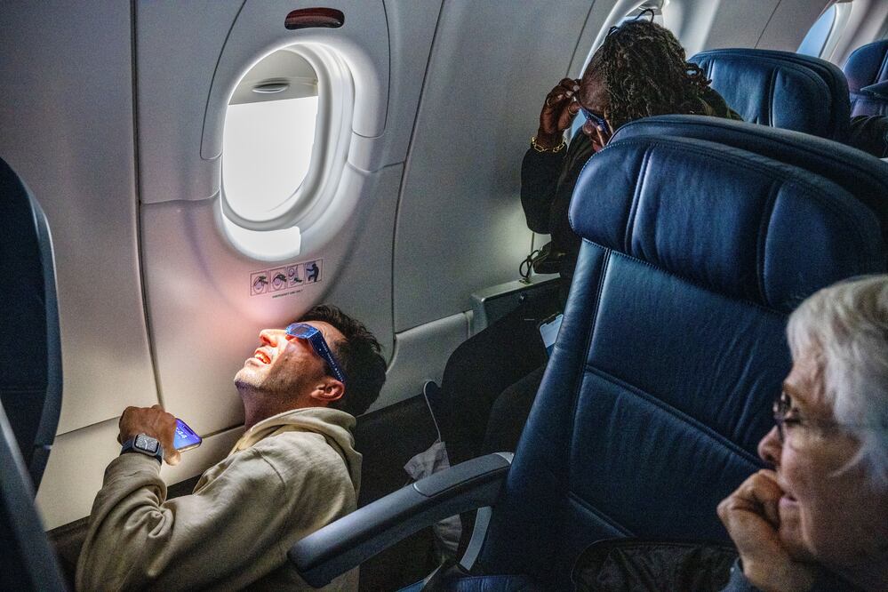 Solar Eclipse Flight/ Fotos cortesía Delta Air Lines))