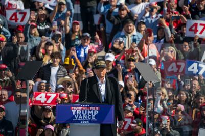 Donald Trump busca en Nuevo México ganar el voto hispano: "Los trato mejor que los demócratas"