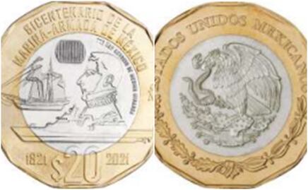 Piden hasta $4 millones de pesos por moneda conmemorativo del Bicentenario de la Marina-Armada de México