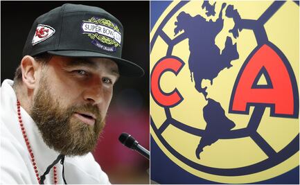 Travis Kelce, estrella de los Chiefs, presume su playera del América previo al Super Bowl 2025