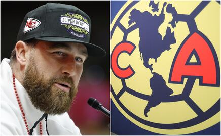 Travis Kelce, estrella de los Chiefs, presume su playera del América previo al Super Bowl 2025