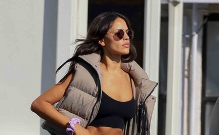 Eiza González seduce Los Ángeles con ajustados leggings y bralette