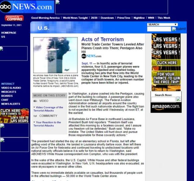 9/11: Así informaron los medios sobre los atentados terroristas, hace 18 años