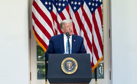 ¿Qué pasaría si el presidente Trump enferma de coronavirus?