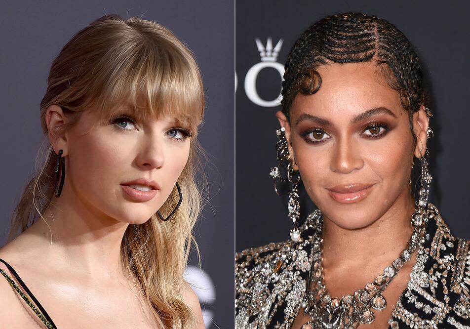 "¿Periodismo o fanatismo? Gannett abre puestos para reporteros 'especializados' en Taylor Swift y Beyoncé" (Foto AP/archivo)
