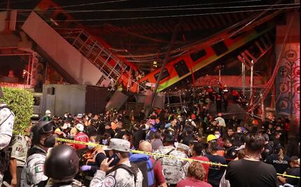 Suman 15 muertos y 70 heridos por accidente en L-12 del Metro