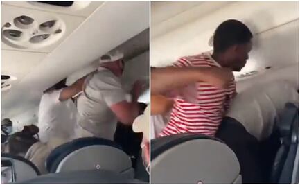 Video. Pasajeros se golpean en pleno vuelo en EU durante disputa por asiento