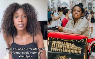 Modelo extranjera que criticó a los organilleros se disculpa en redes: ‘’Recibí amenazas violentas’’. VIDEO 