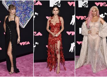 Taylor Swift, Selena Gomez, Karol G y las celebridades mejor vestidas de los VMA’s 2023