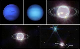 James Webb capta la vista más impresionante de los anillos de Neptuno en décadas