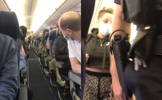 Pasajera agrede a azafata en avión; la deja sangrando y sin dos dientes