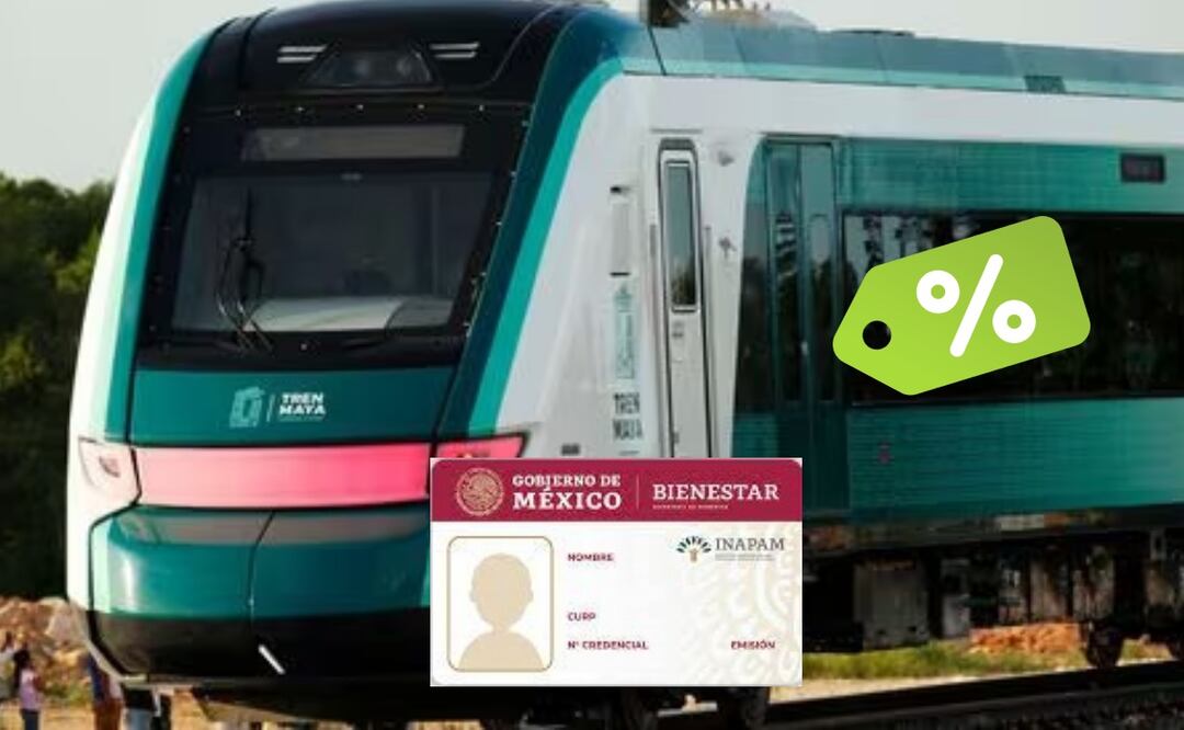 El Tren Maya viaja a una velocidad de 160 kilómetros por hora. Foto: Gobierno de México y iStock