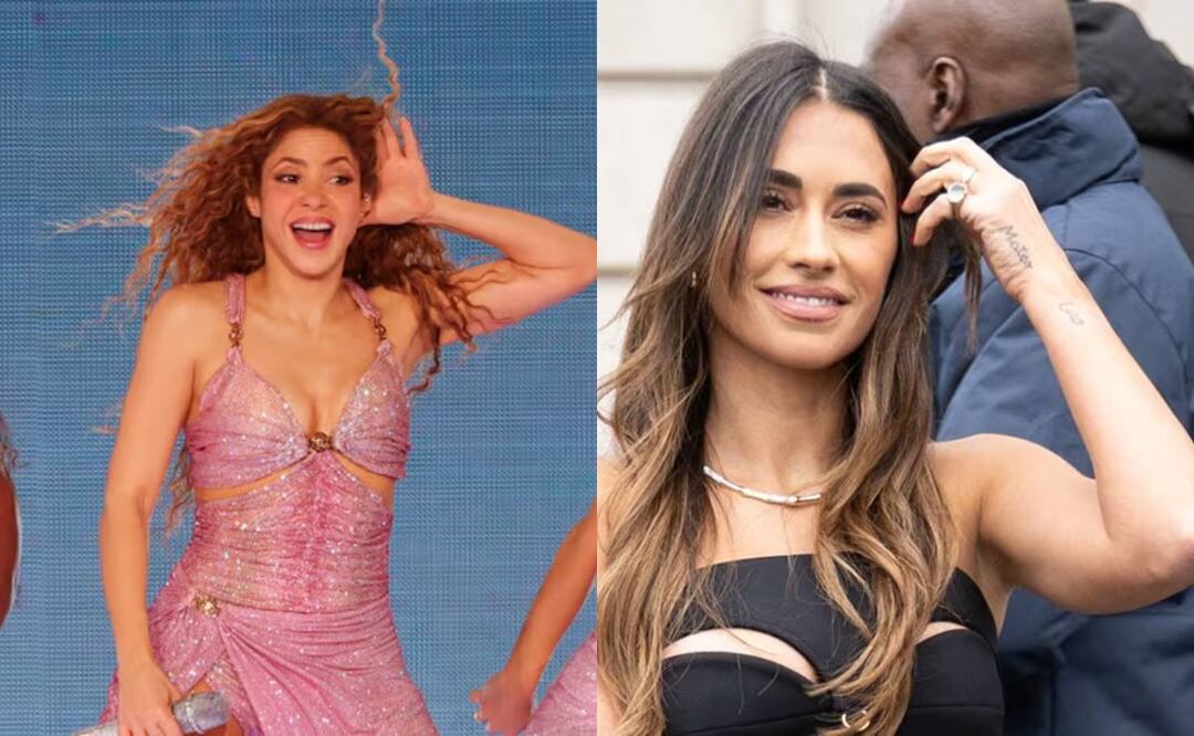 Antonella Roccuzzo rompe el mito de rivalidad y aplaude a Shakira; fans culpan a Piqué del distanciamiento | Fotos: EFE/ Andre Coelho // AFP