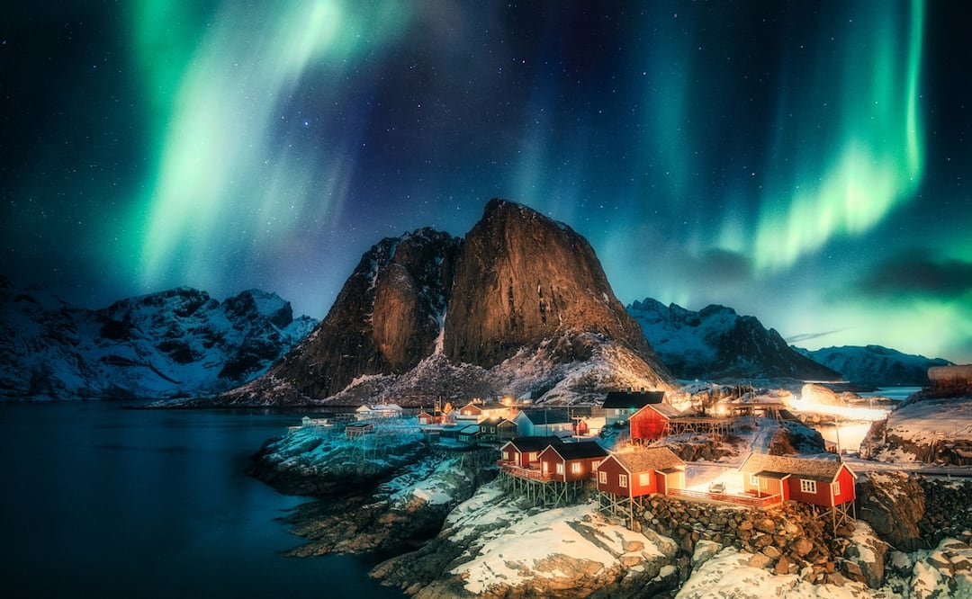 Los mejores días para ver las auroras boreales. Foto:  iStock-Mumemories