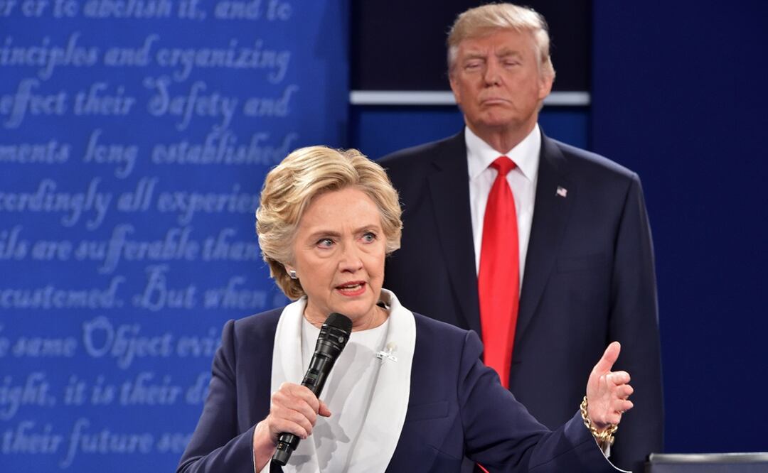 Hillary Clinton: "Debatir con Donald Trump es "una pérdida de tiempo". Archivo AFP