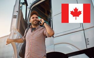 ¡Hay trabajo en Canadá! Lanzan vacantes para choferes de camiones con salario de 76 mil pesos al mes