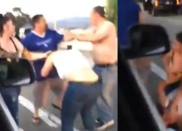 Video. Pareja llama “frijoleros” a latinos y desata pelea en California