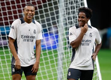 Mbappé brillará por primera vez con el Real Madrid en la final de la Supercopa de Europa