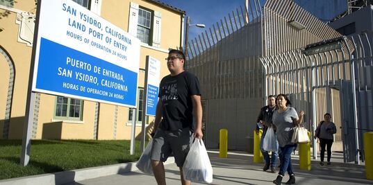 Así fue remodelada la garita San Ysidro entre San Diego y Tijuana 