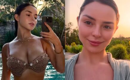 Demi Rose posa en ‘mirror selfie’ con microbikini joya antes de cumplir 30 años