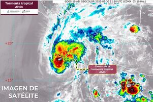 Tormenta Alvin se intensifica: fuertes lluvias azotan el Pacífico mexicano