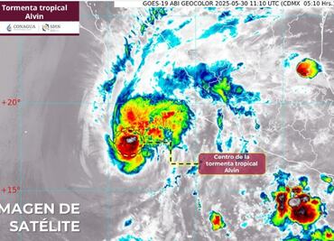 Tormenta Alvin se intensifica: fuertes lluvias azotan el Pacífico mexicano