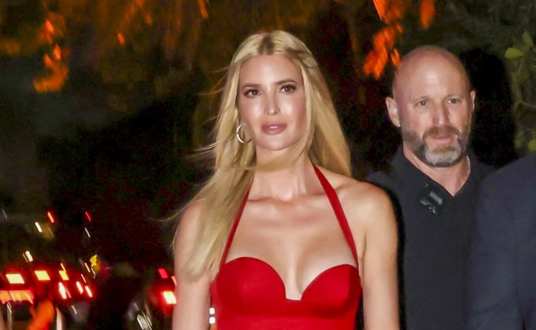 Ivanka Trump se luce en un deslumbrante minivestido rojo y desata reacciones. Foto: The Grosby Group