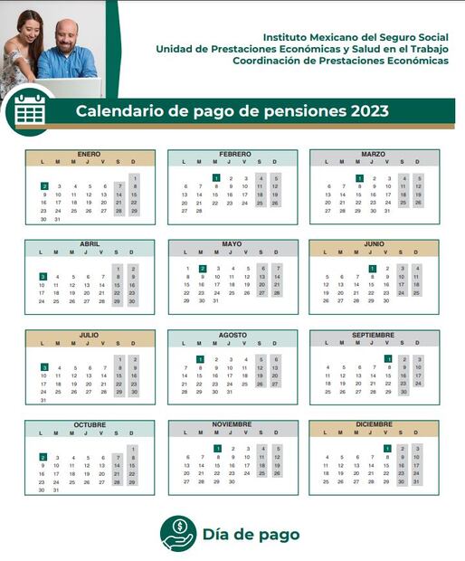 Calendario de pagos pensión IMSS 2023. Foto: IMSS