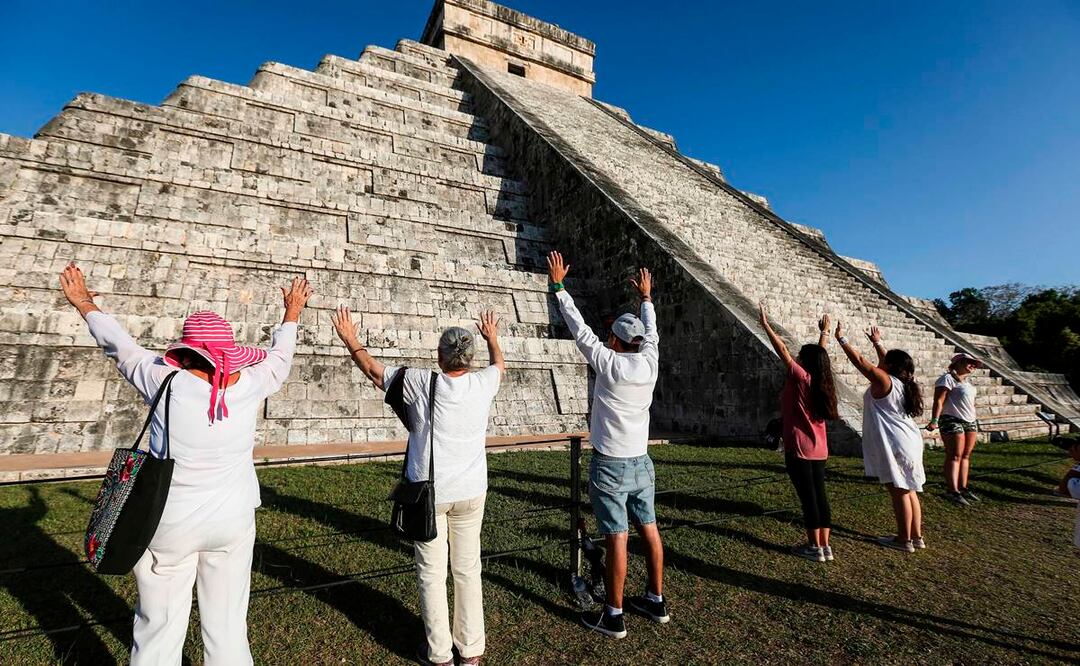 Equinoccio de primavera en Chichén-Itzá. Foto: AFP