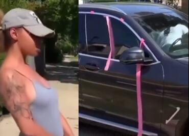 Joven se enoja porque su padre le regala una camioneta BMW y ella quería un Tesla. VIDEO