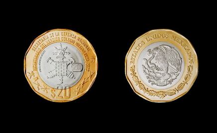 Así es la nueva moneda conmemorativa de 20 pesos por el Bicentenario del Colegio Militar