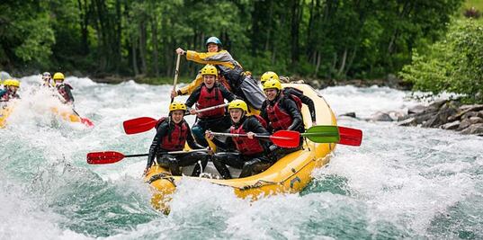 Los mejores destinos para practicar rafting en EU