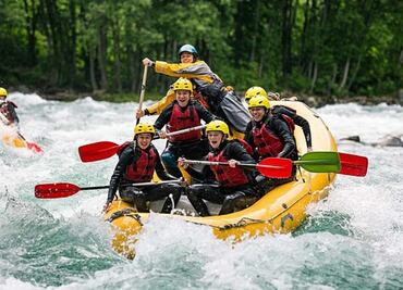 Los mejores destinos para practicar rafting en EU