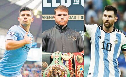 Sergio “Kun” Agüero defiende a Messi tras amenazas de Canelo Álvarez