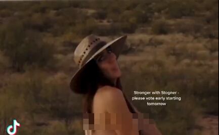 Candidata en Texas desata polémica al posar sin ropa para su campaña