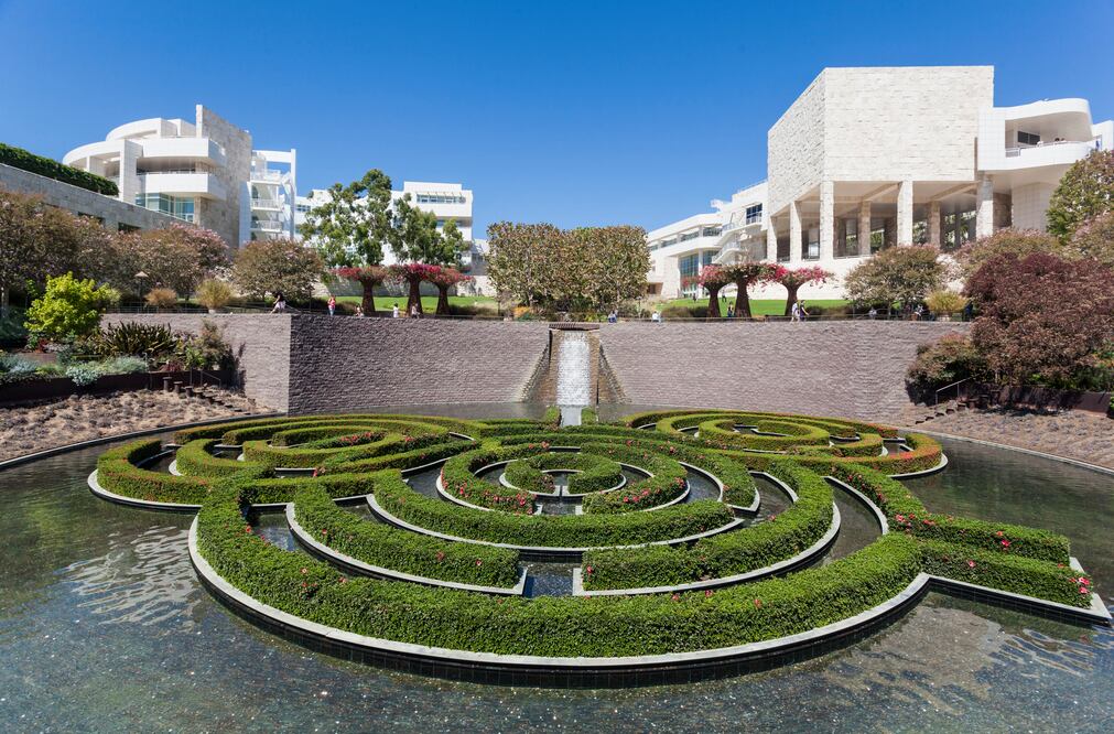 The J. Paul Getty Museum Gardens. iStock/ AlexandreFagundes